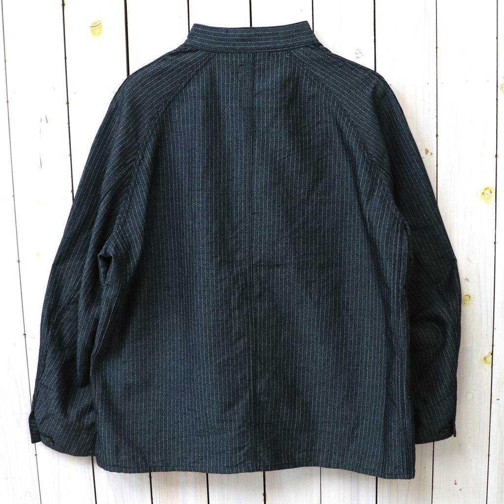 Needles : China Button Chore Coat-Pin Stripe Jacquard – Reggieshop
