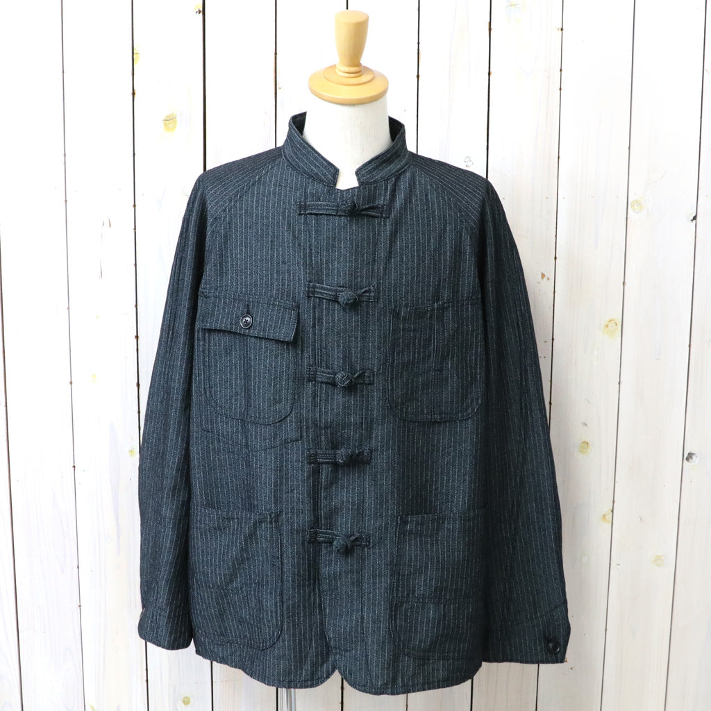 Needles : China Button Chore Coat-Pin Stripe Jacquard – Reggieshop