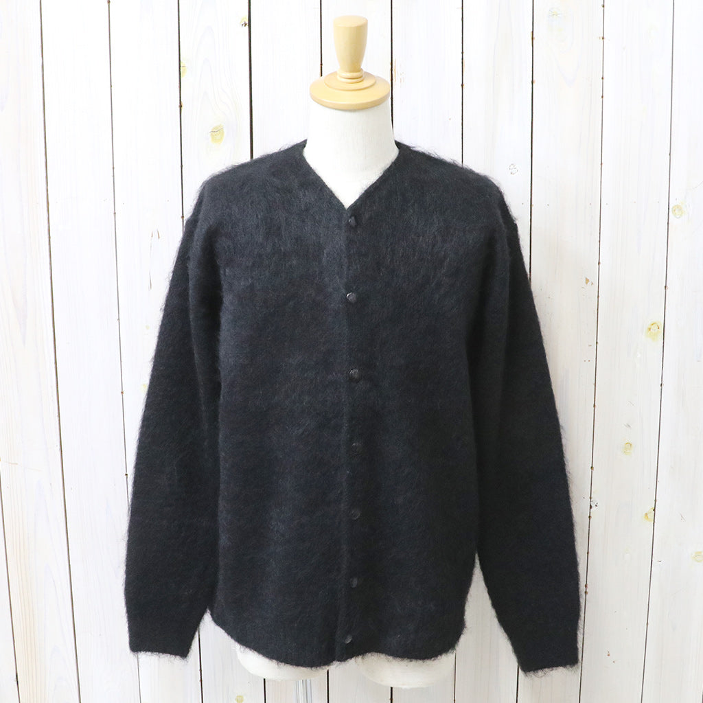 Needles : Mohair Crew Neck Cardigan-Solid (Black) – Reggieshop