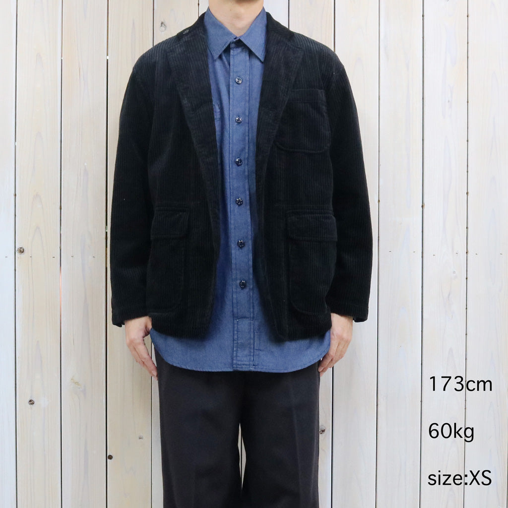 ENGINEERED GARMENTS : Loiter Jacket-Cotton 4.5W Corduroy (Black)