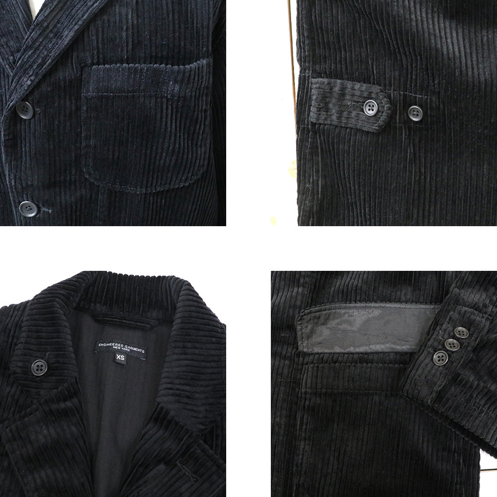 ENGINEERED GARMENTS : Loiter Jacket-Cotton 4.5W Corduroy (Black