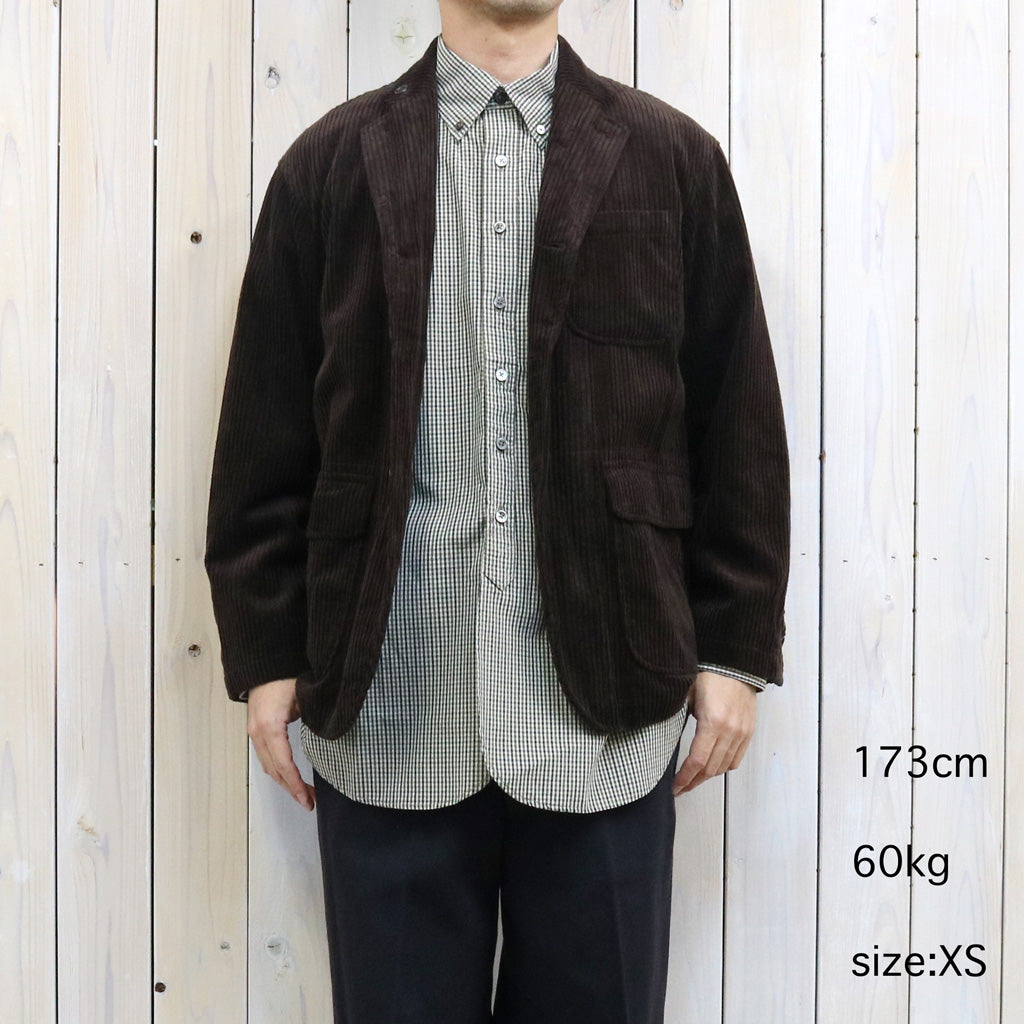 ENGINEERED GARMENTS : Loiter Jacket-Cotton 4.5W Corduroy (Dk.Brown)