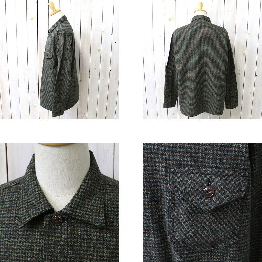 SOUTH2 WEST8 : Smokey Shirt-Cotton Plaid (Khaki)