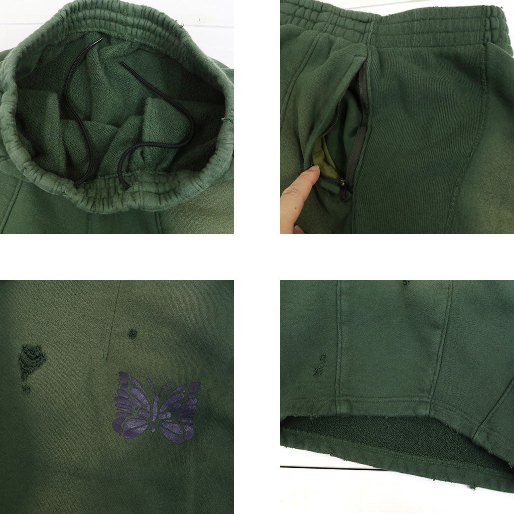 Needles : Deconstructed H.D. Sweat Pant (Forest Green)