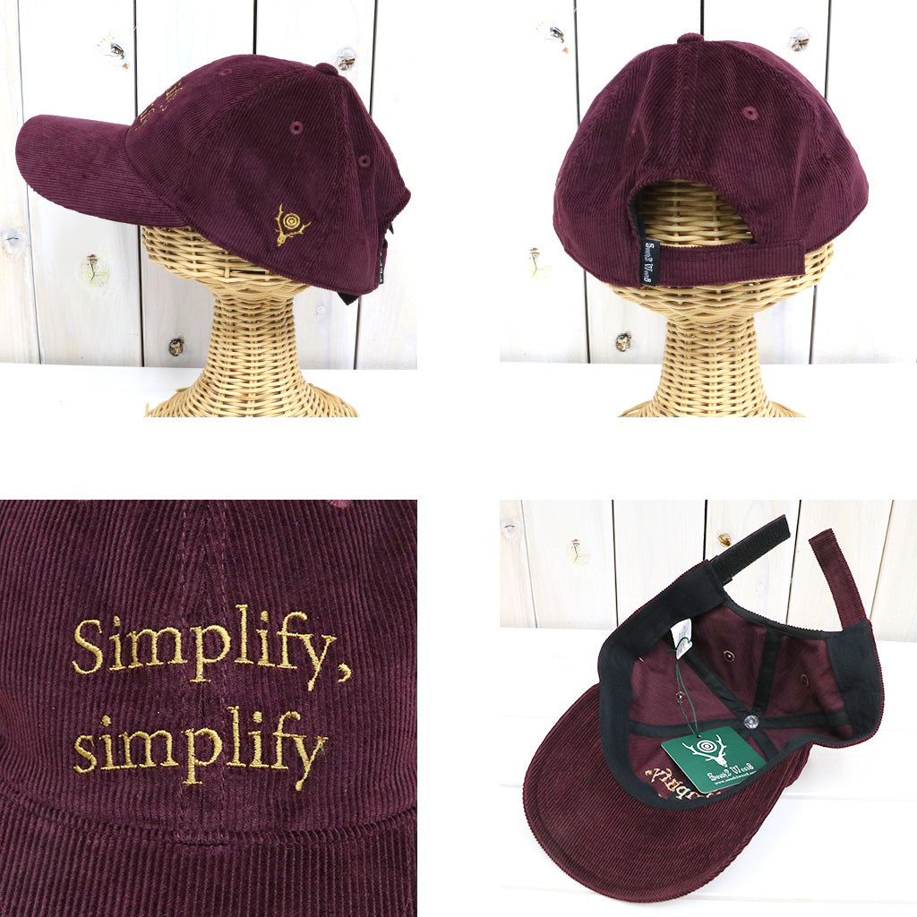 SOUTH2 WEST8 : 6 Panel Cap-Corduroy