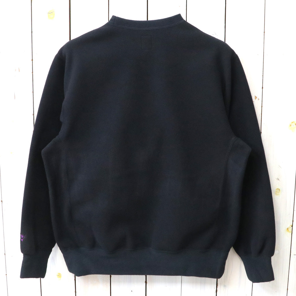 SOUTH2 WEST8 : Emb. Crew Neck Sweat Shirt-Poly Fleece (Black)