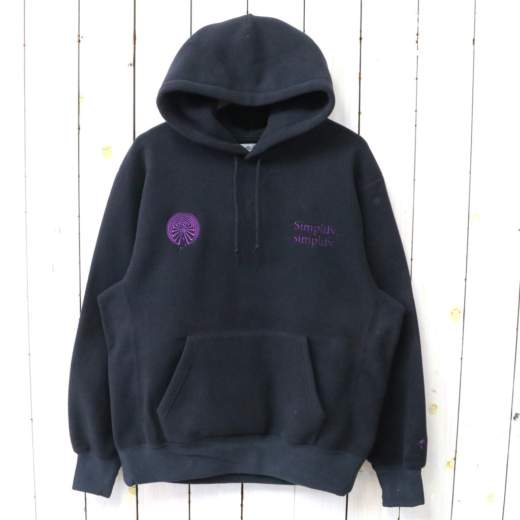 SOUTH2 WEST8 : Emb. Sweat Parka-Poly Fleece (Black)