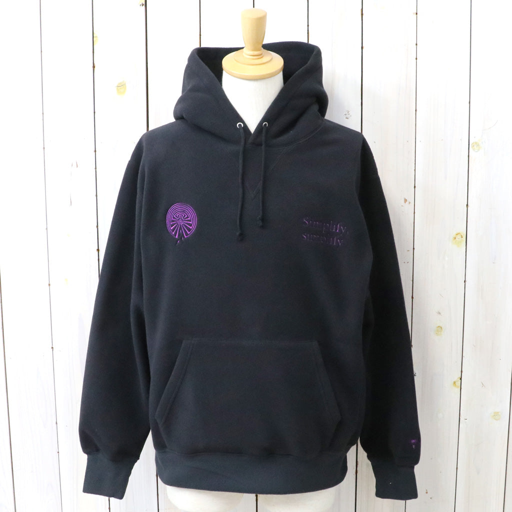 SOUTH2 WEST8 : Emb. Sweat Parka-Poly Fleece (Black)