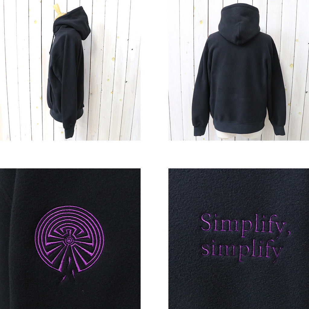 SOUTH2 WEST8 : Emb. Sweat Parka-Poly Fleece (Black)
