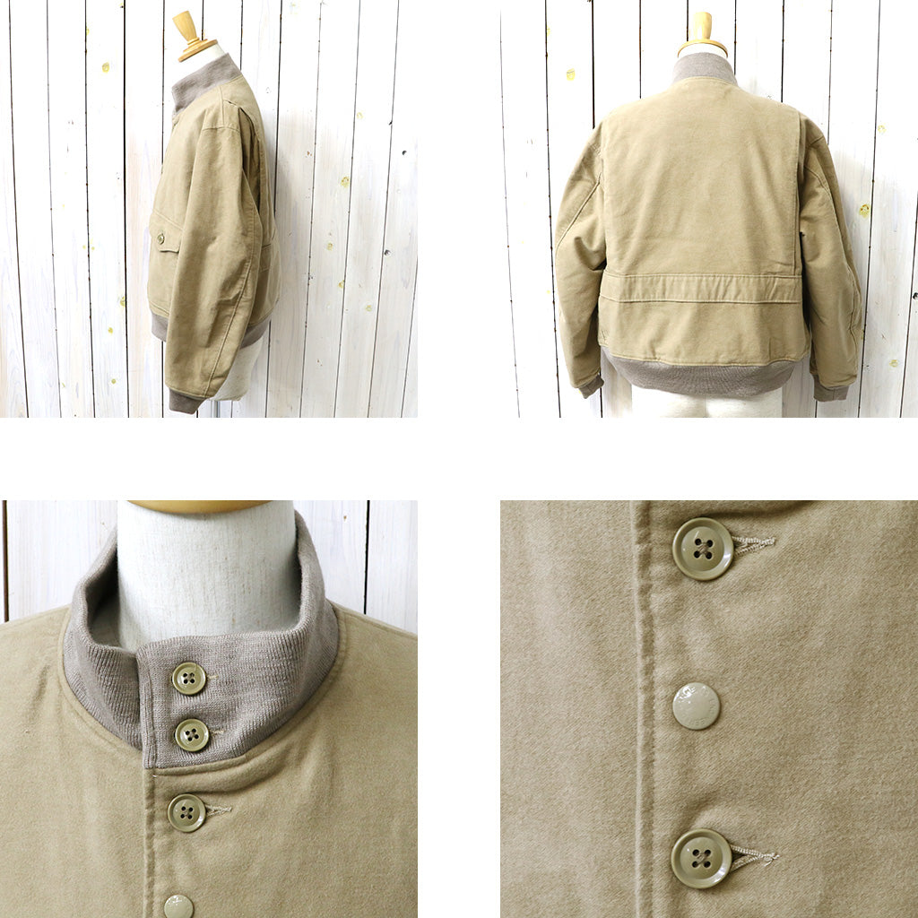 ENGINEERED GARMENTS : A-1 Jacket-Cotton Moleskin (Camel)