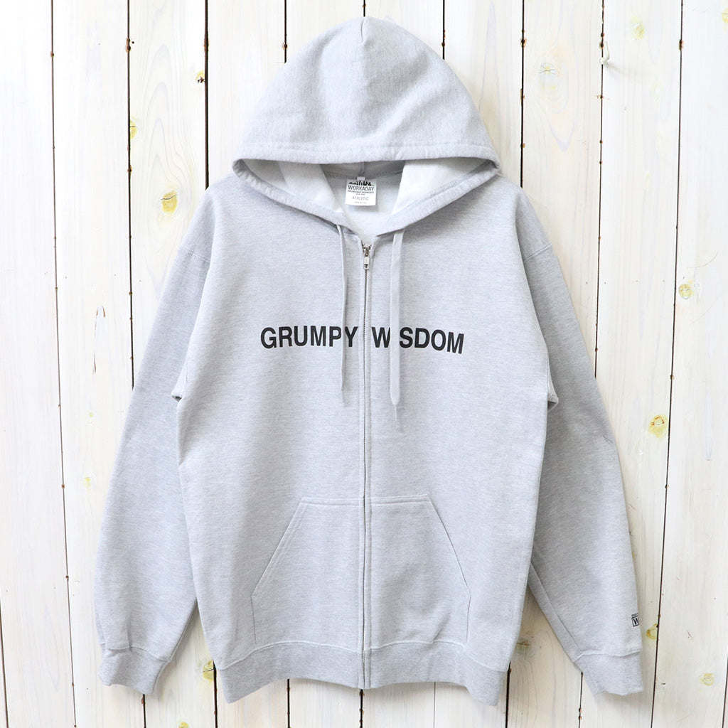 ENGINEERED GARMENTS WORKADAY : Printed Hoodie-Gumpy (Grey)