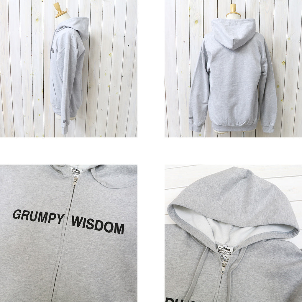 ENGINEERED GARMENTS WORKADAY : Printed Hoodie-Gumpy (Grey)