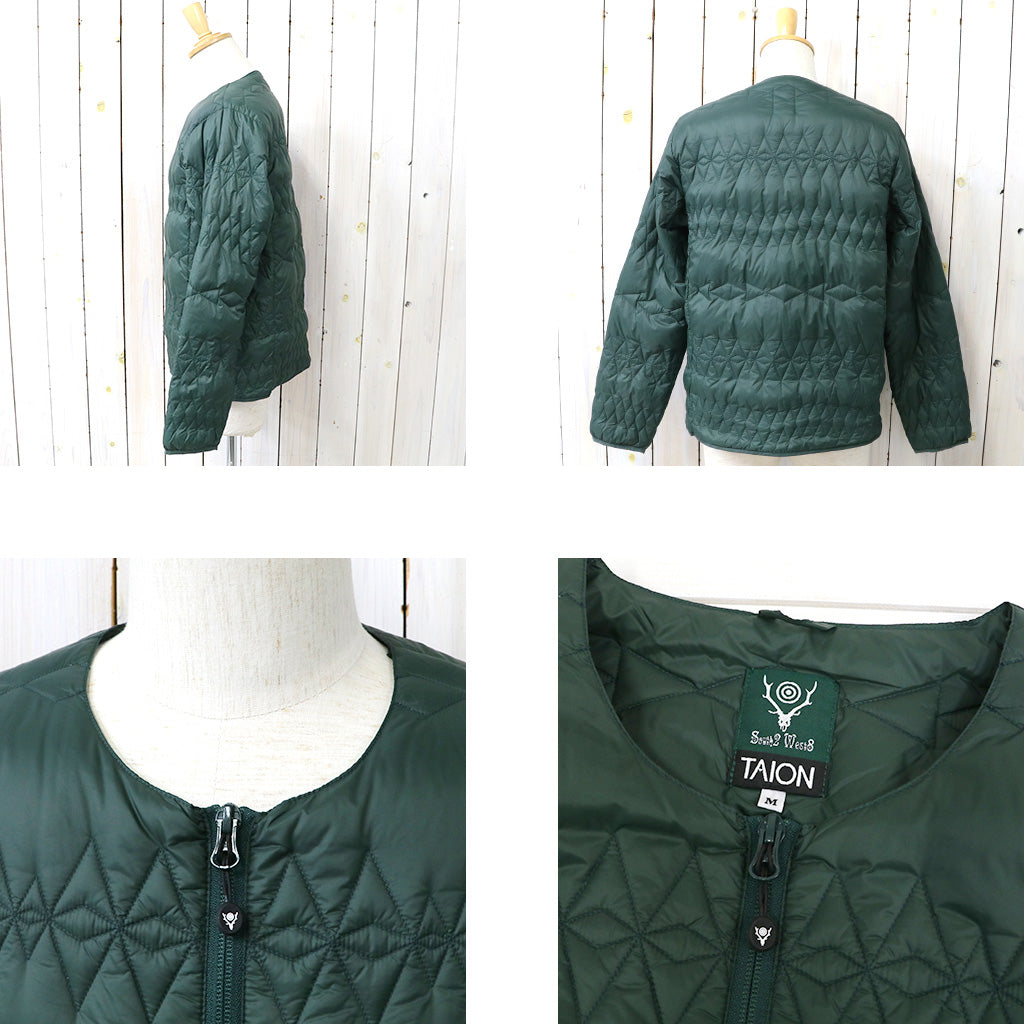 SOUTH2 WEST8xTAION : Inner Down Jacket (Green)