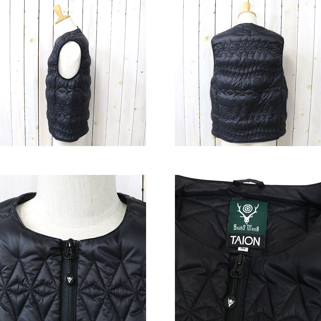 SOUTH2 WEST8xTAION : Inner Down Vest (Black)