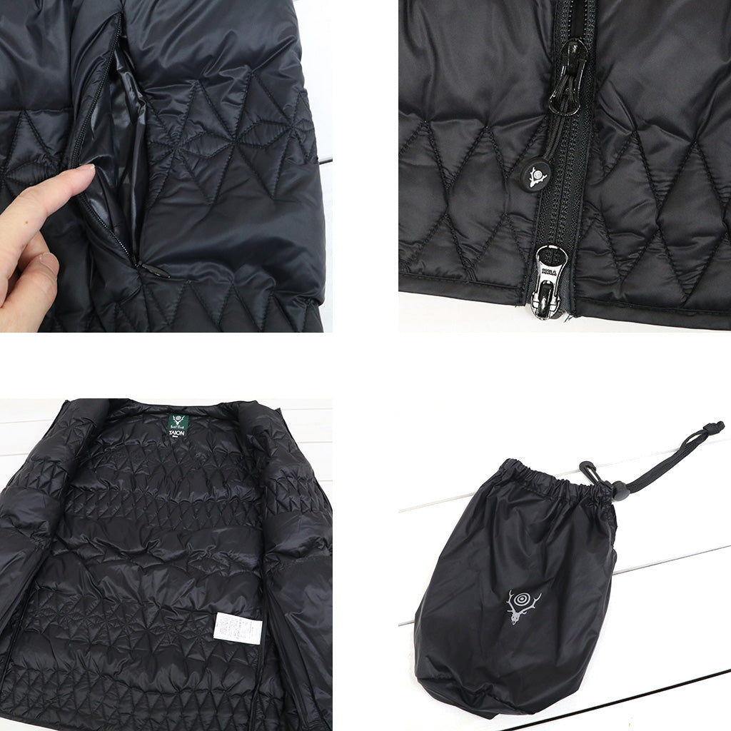 SOUTH2 WEST8xTAION : Inner Down Vest (Black)