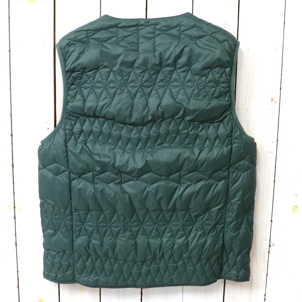SOUTH2 WEST8xTAION : Inner Down Vest (Green)