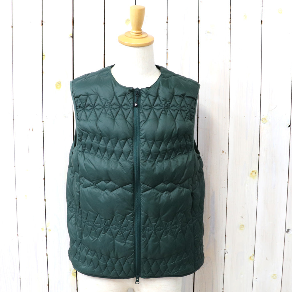 SOUTH2 WEST8xTAION : Inner Down Vest (Green)