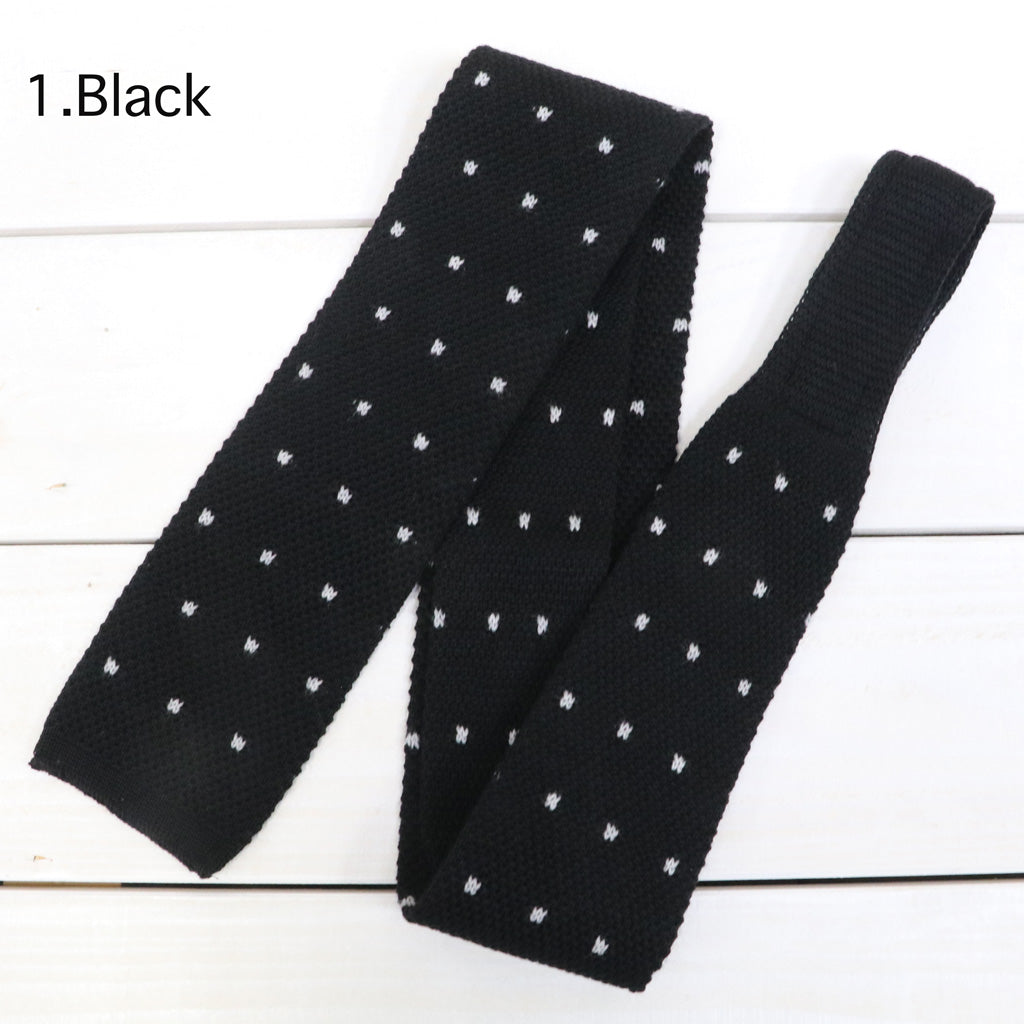 ENGINEERED GARMENTS : Knit Tie-Wool Polka Dot