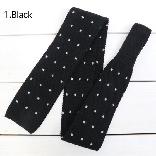 ENGINEERED GARMENTS : Knit Tie-Wool Polka Dot