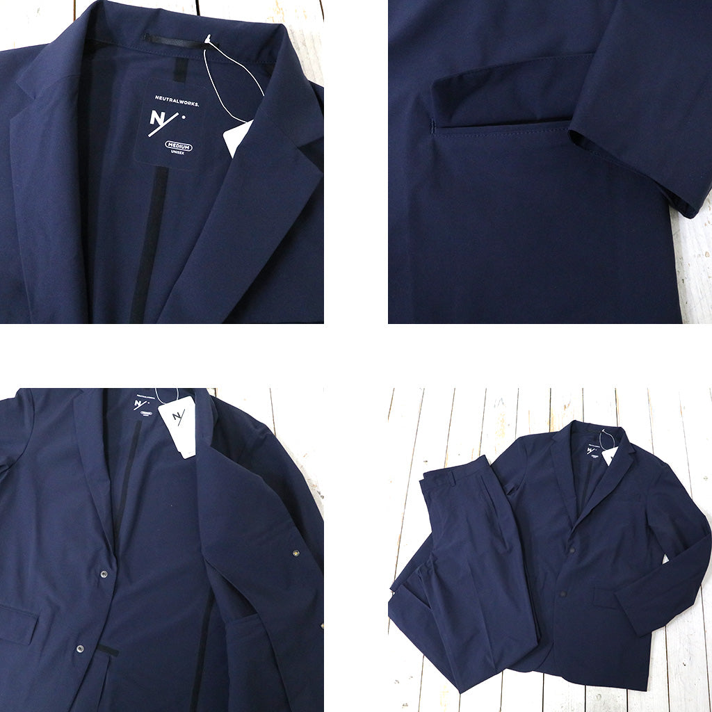 NEUTRALWORKS.『RABI/TAILORED JACKET』(DARK NAVY)