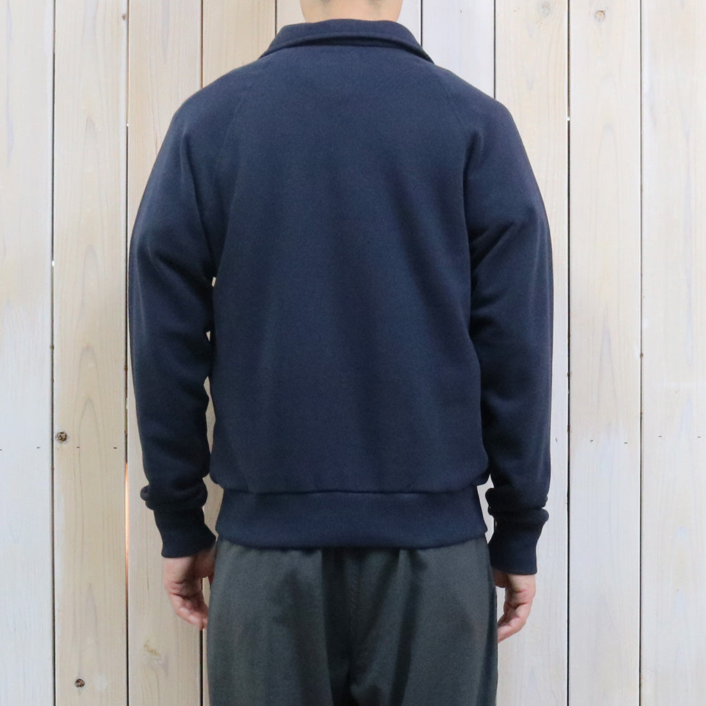 NEUTRALWORKS. : SWEAT HALF ZIP (DARK NAVY)