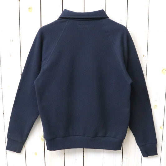 NEUTRALWORKS. : SWEAT HALF ZIP (DARK NAVY)