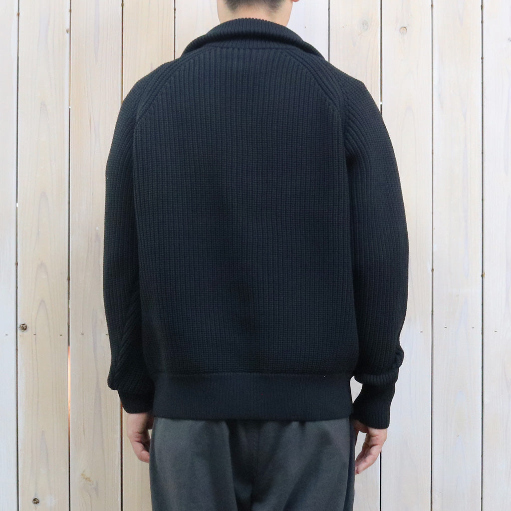 NEUTRALWORKS. : CALAMINTHA/LOW GAUGE HALF ZIP (BLACK)