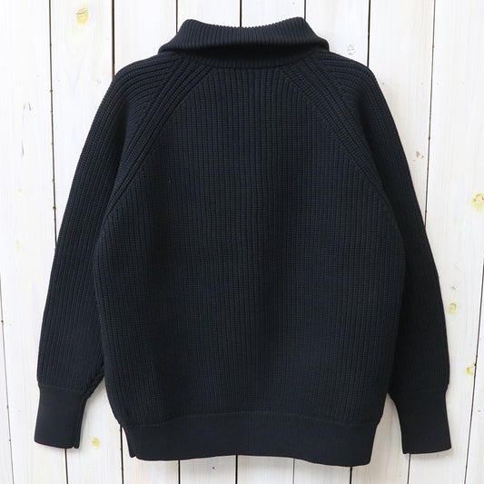 NEUTRALWORKS. : CALAMINTHA/LOW GAUGE HALF ZIP (BLACK)