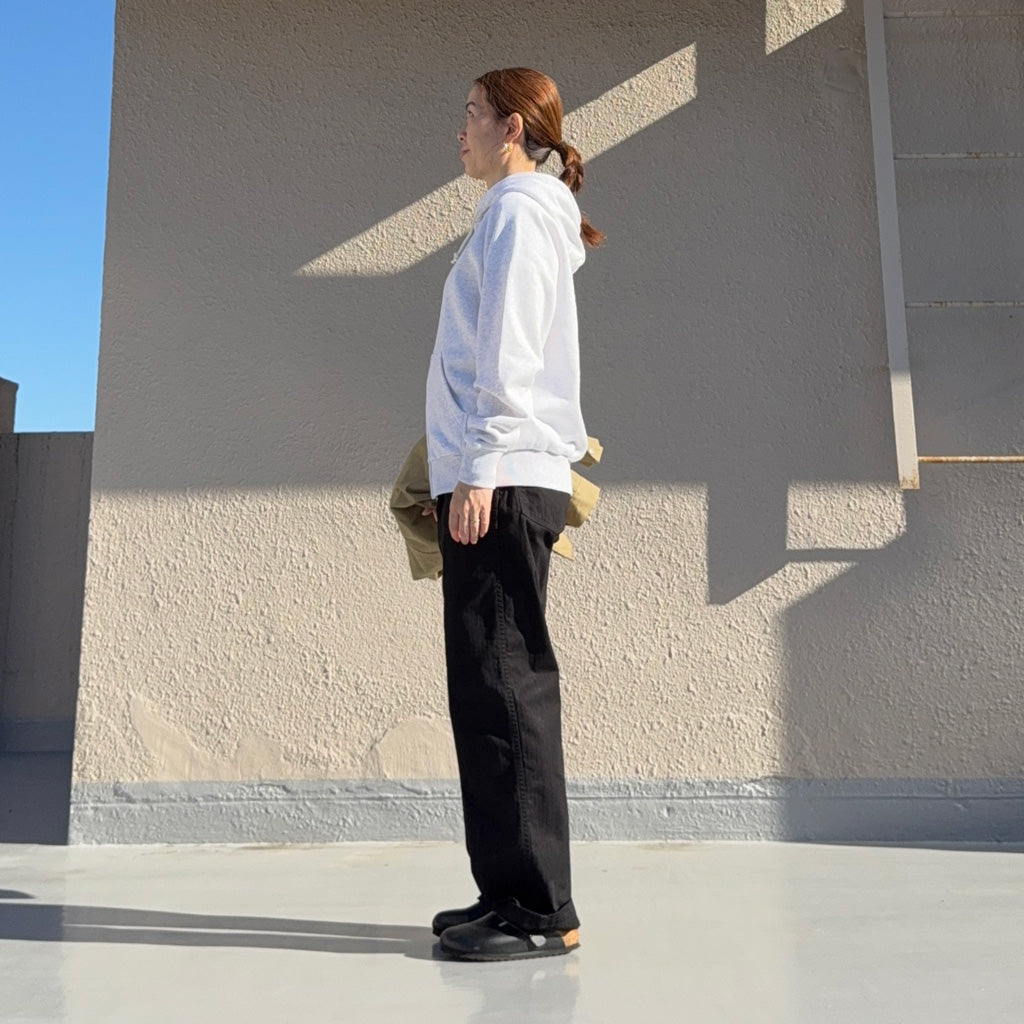 NEUTRALWORKS. : SWEAT ZIP HOODIE (WHITE HEATHER)