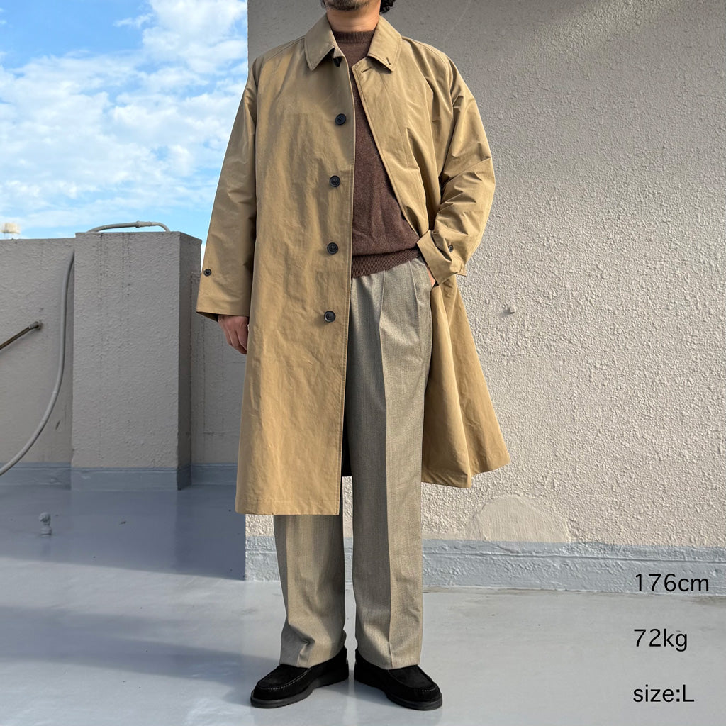 NEUTRALWORKS. : BALMACAAN COAT (CAMEL BROWN)