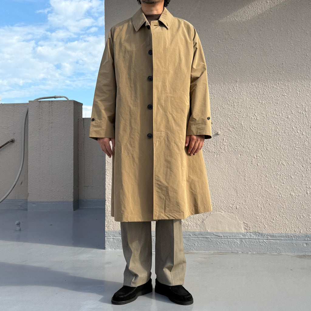 NEUTRALWORKS. : BALMACAAN COAT (CAMEL BROWN)