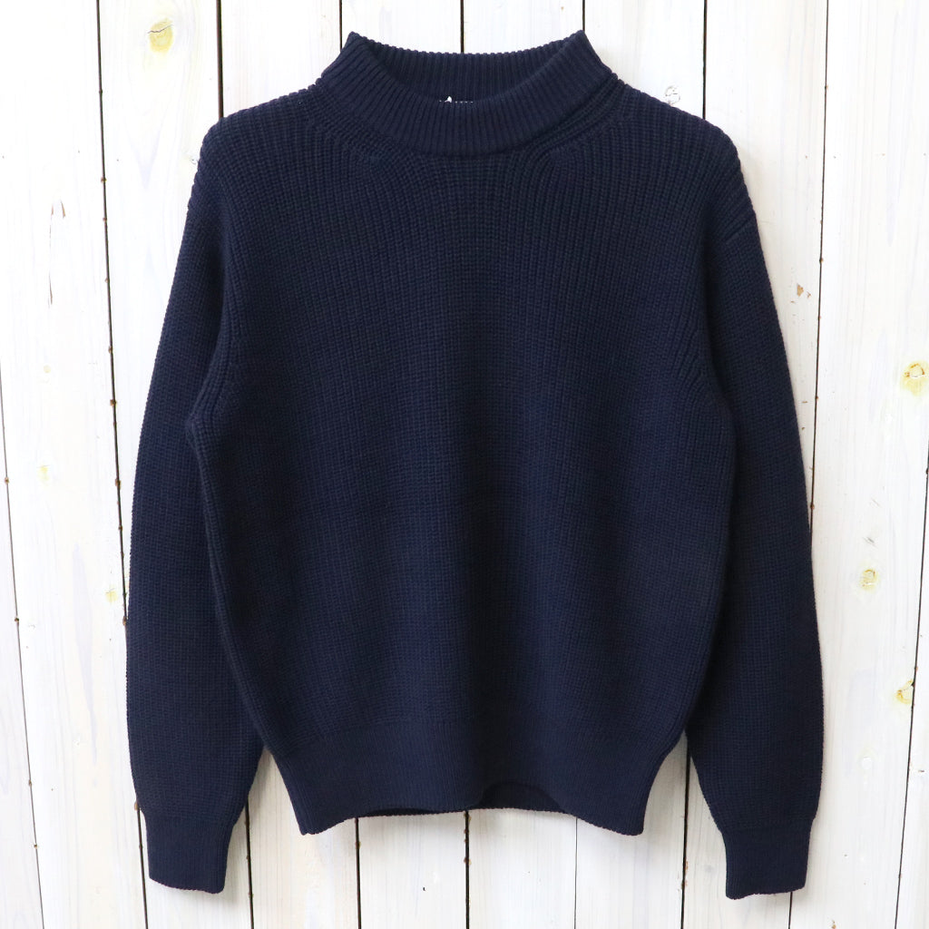 NEUTRALWORKS. : LOW GAUGE SWEATER (DARK NAVY)