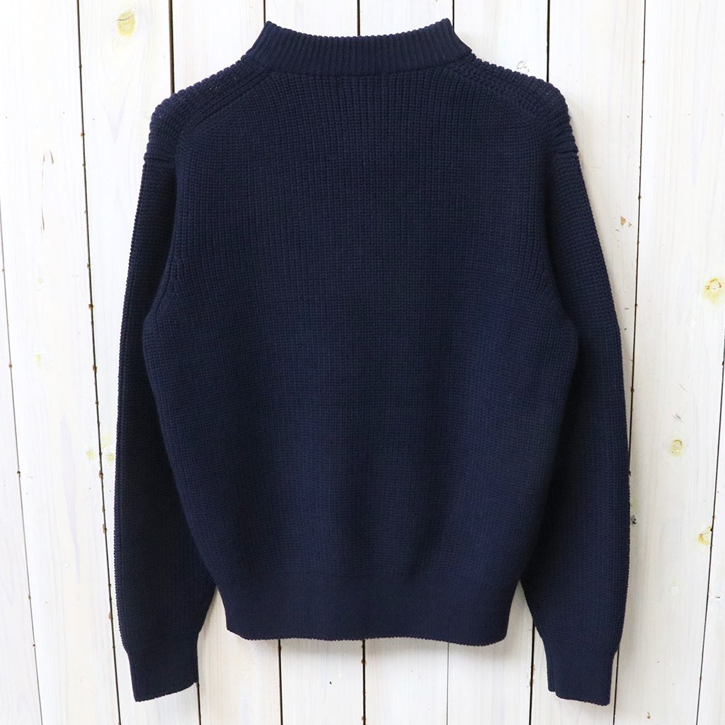 NEUTRALWORKS. : LOW GAUGE SWEATER (DARK NAVY)