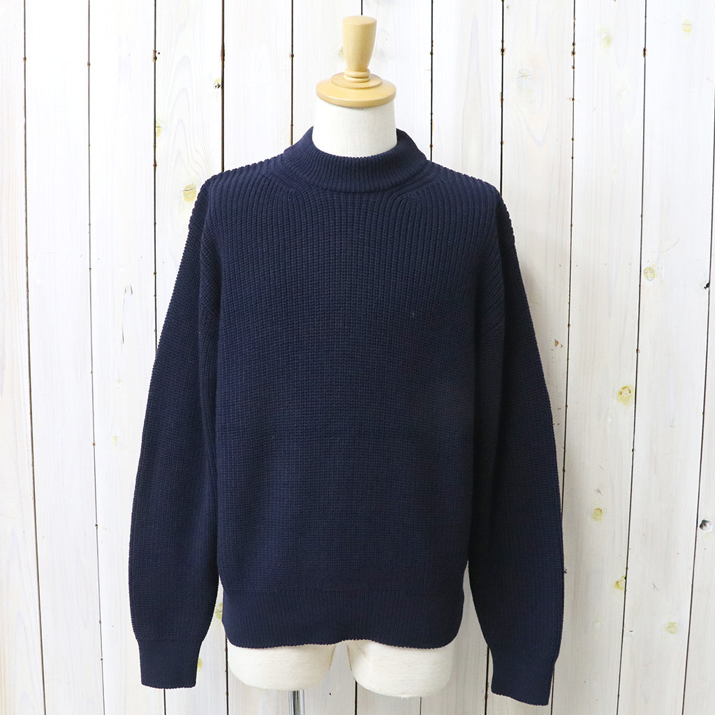 NEUTRALWORKS. : LOW GAUGE SWEATER (DARK NAVY)