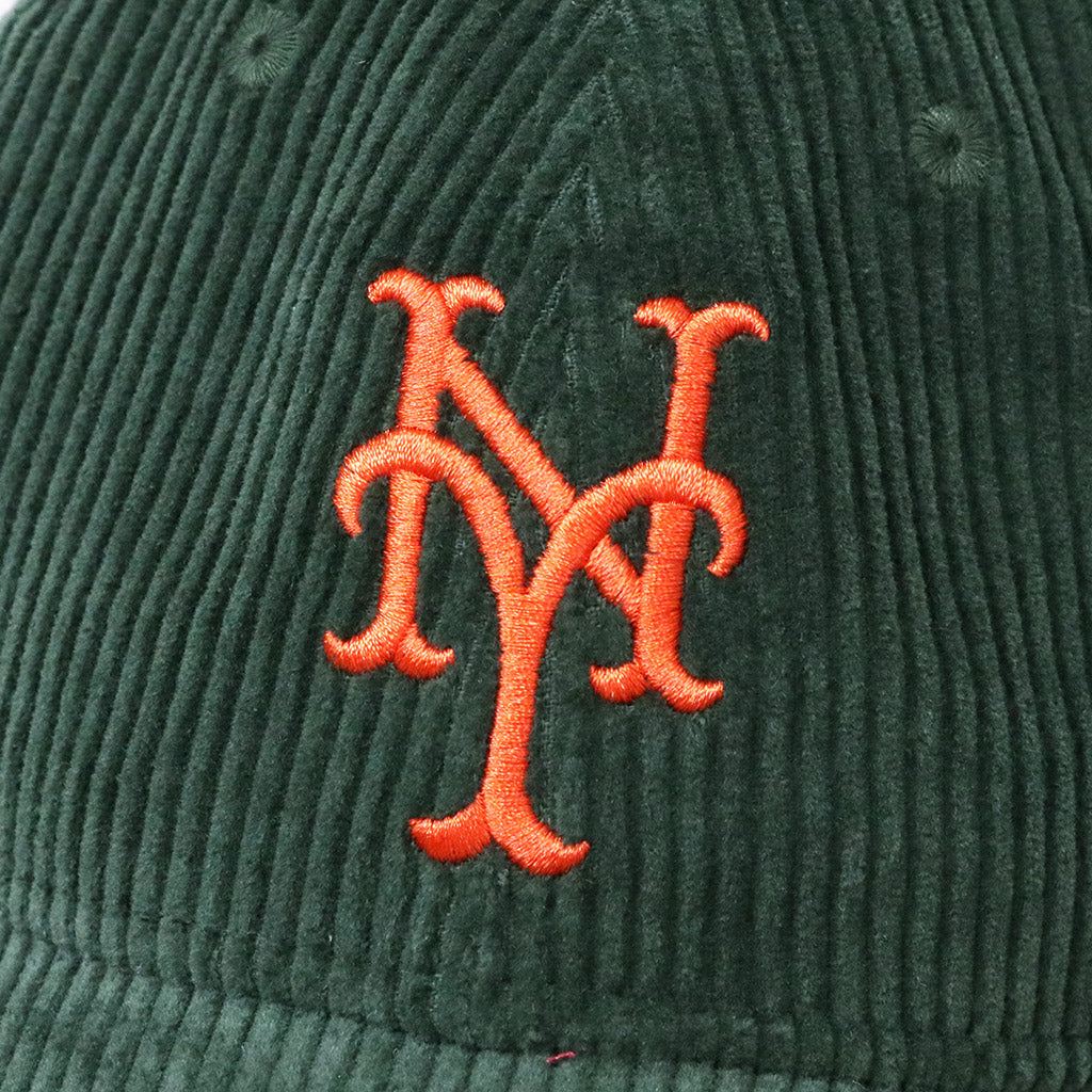 New Era : 9TWENTY CS MLB 8W Corduroy (New York Mets/GREEN)