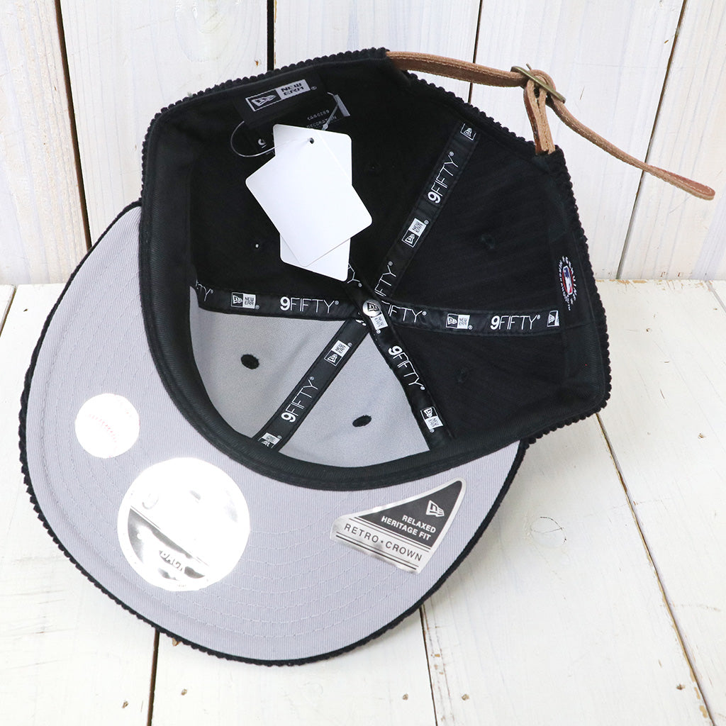 New Era : RC 9FIFTY LS MLB 8W Corduroy (Los Angeles Dodgers/BLACK)