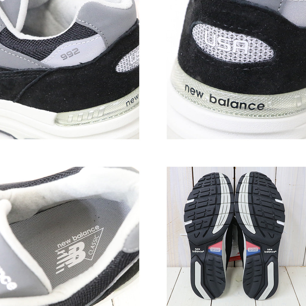 New Balance : U992BK (BLACK)