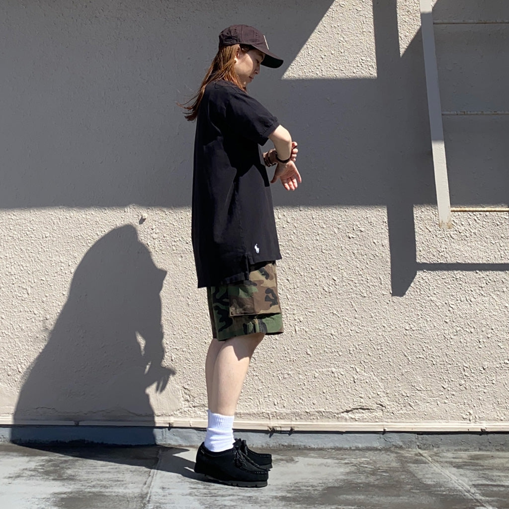 POLO RALPH LAUREN『ビッグ フィット ポロシャツ』(BLACK)
