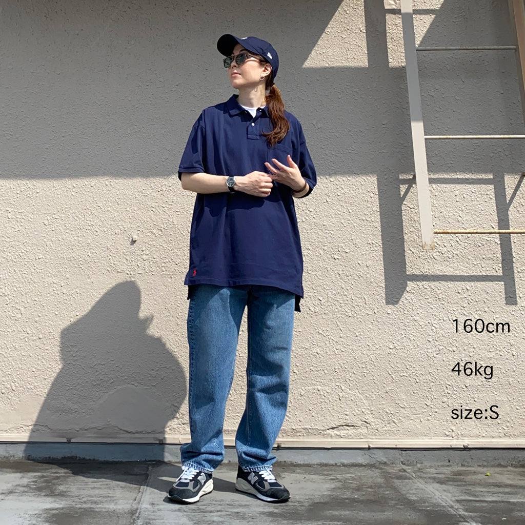 POLO RALPH LAUREN『ビッグ フィット ポロシャツ』(NEWPORT NAVY)