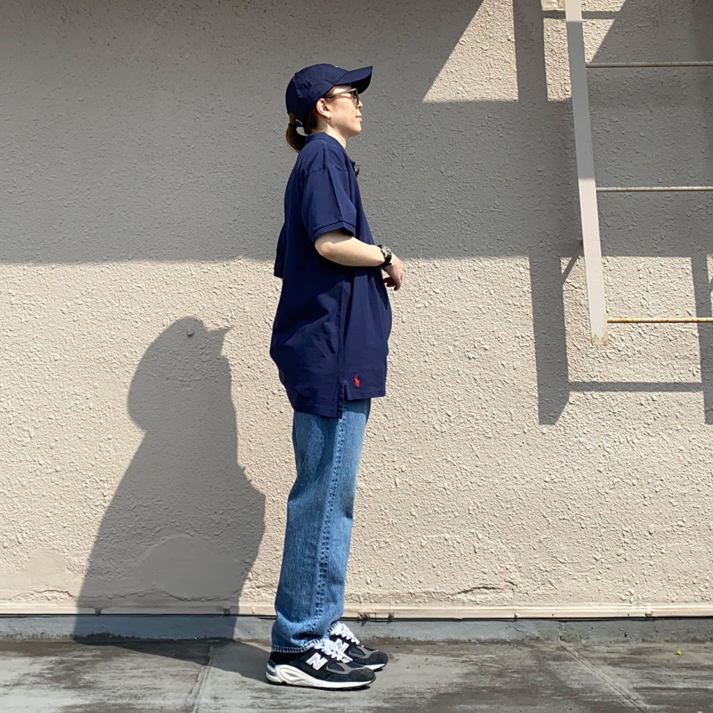 POLO RALPH LAUREN『ビッグ フィット ポロシャツ』(NEWPORT NAVY)