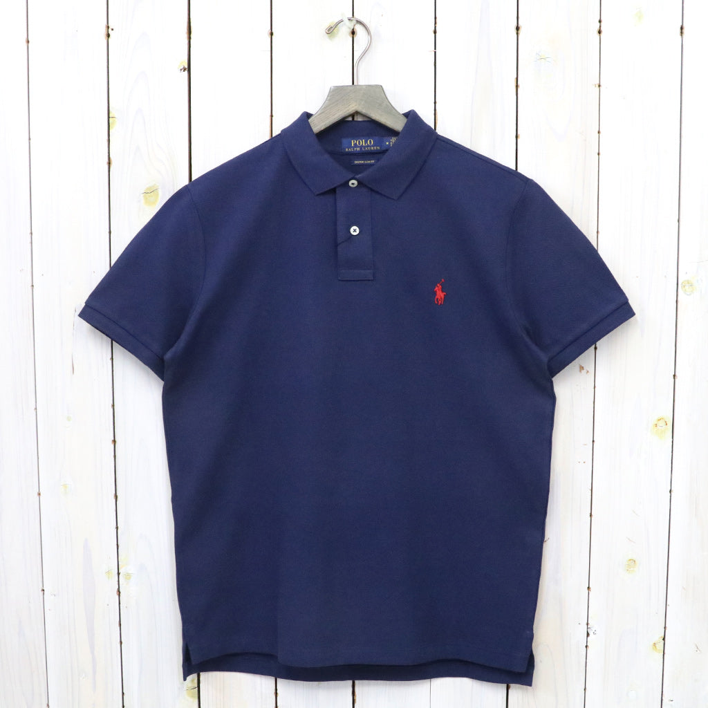 POLO RALPH LAUREN『カスタム スリム フィット ポロシャツ』(NEWPORT NAVY)