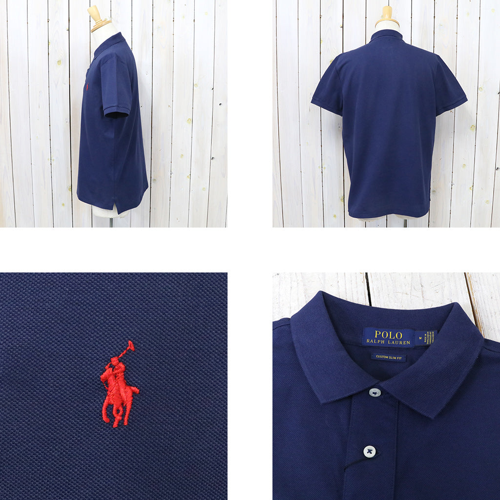 POLO RALPH LAUREN『カスタム スリム フィット ポロシャツ』(NEWPORT NAVY)
