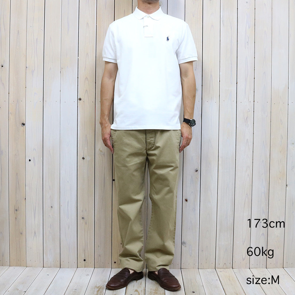 POLO RALPH LAUREN『カスタム スリム フィット ポロシャツ』(WHITE)