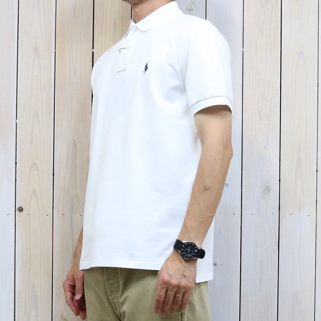 POLO RALPH LAUREN『カスタム スリム フィット ポロシャツ』(WHITE)