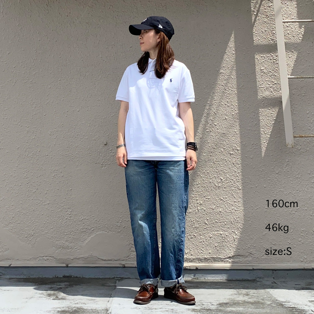 POLO RALPH LAUREN『カスタム スリム フィット ポロシャツ』(WHITE)