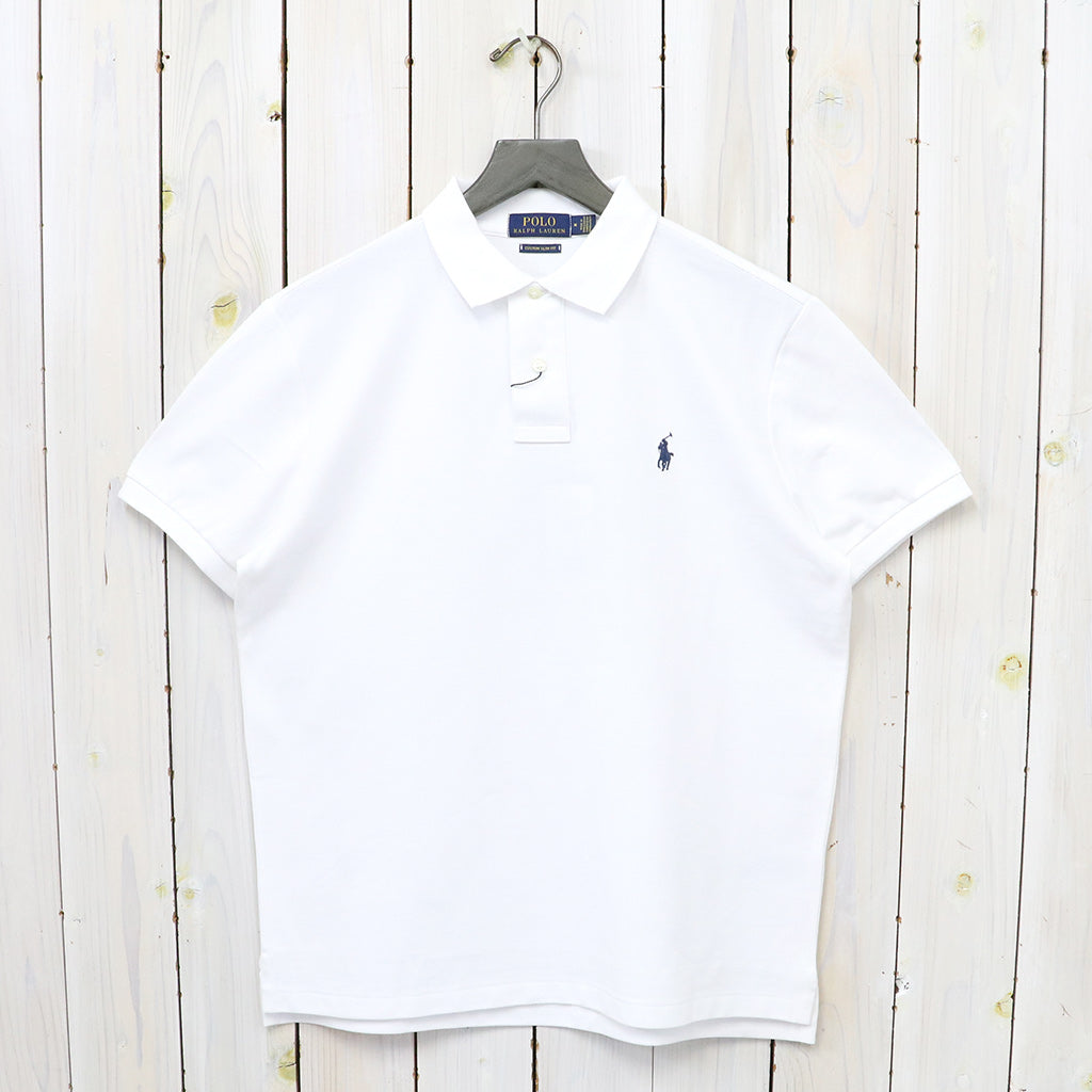 POLO RALPH LAUREN『カスタム スリム フィット ポロシャツ』(WHITE