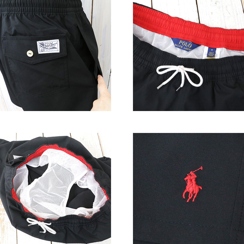 POLO RALPH LAUREN『トラベラー スイム ショーツ』(BLACK)