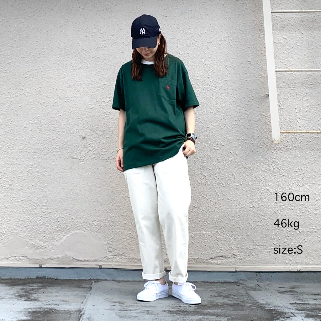 POLO RALPH LAUREN『ヘビーウェイトSS ポケットTシャツ』(COLLEGE GREEN)