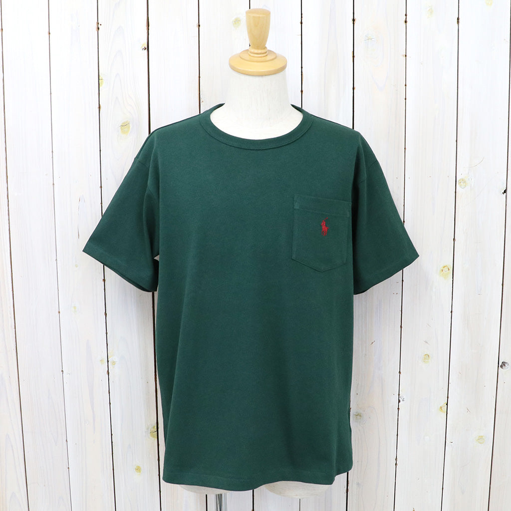 POLO RALPH LAUREN『ヘビーウェイトSS ポケットTシャツ』(COLLEGE GREEN)