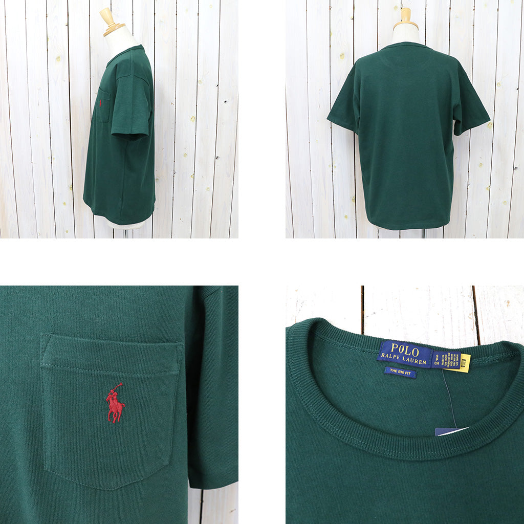 POLO RALPH LAUREN『ヘビーウェイトSS ポケットTシャツ』(COLLEGE GREEN)